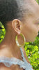 Load and play video in Gallery viewer, Gold Bar Hoop Earrings