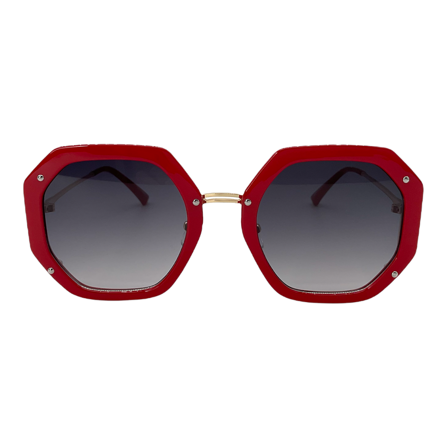 Red Sunglasses Geo Sunglasses