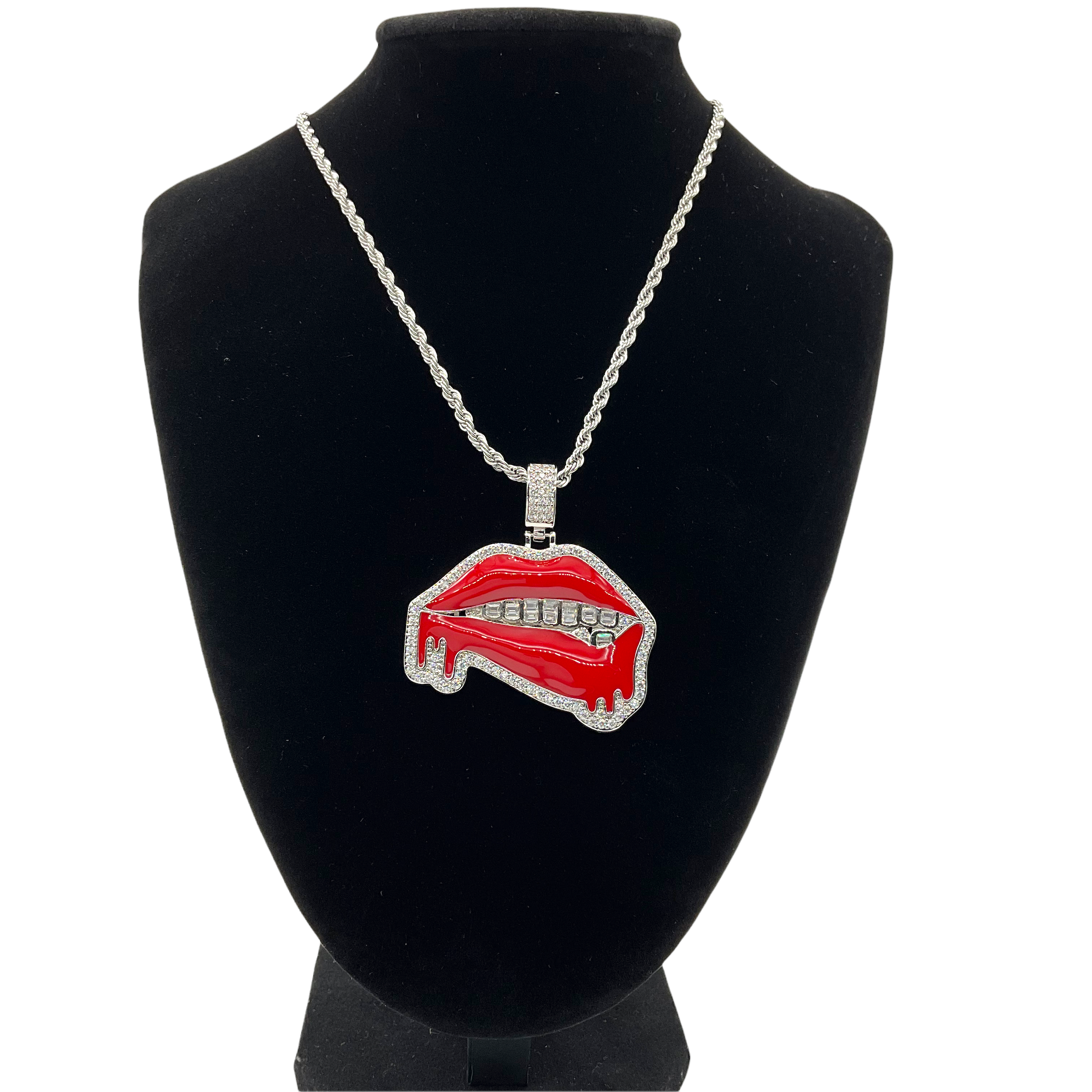 Lip  Dripped Lips Pendant