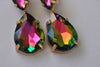 Kaleidoscope  Drop Crystal Earrings