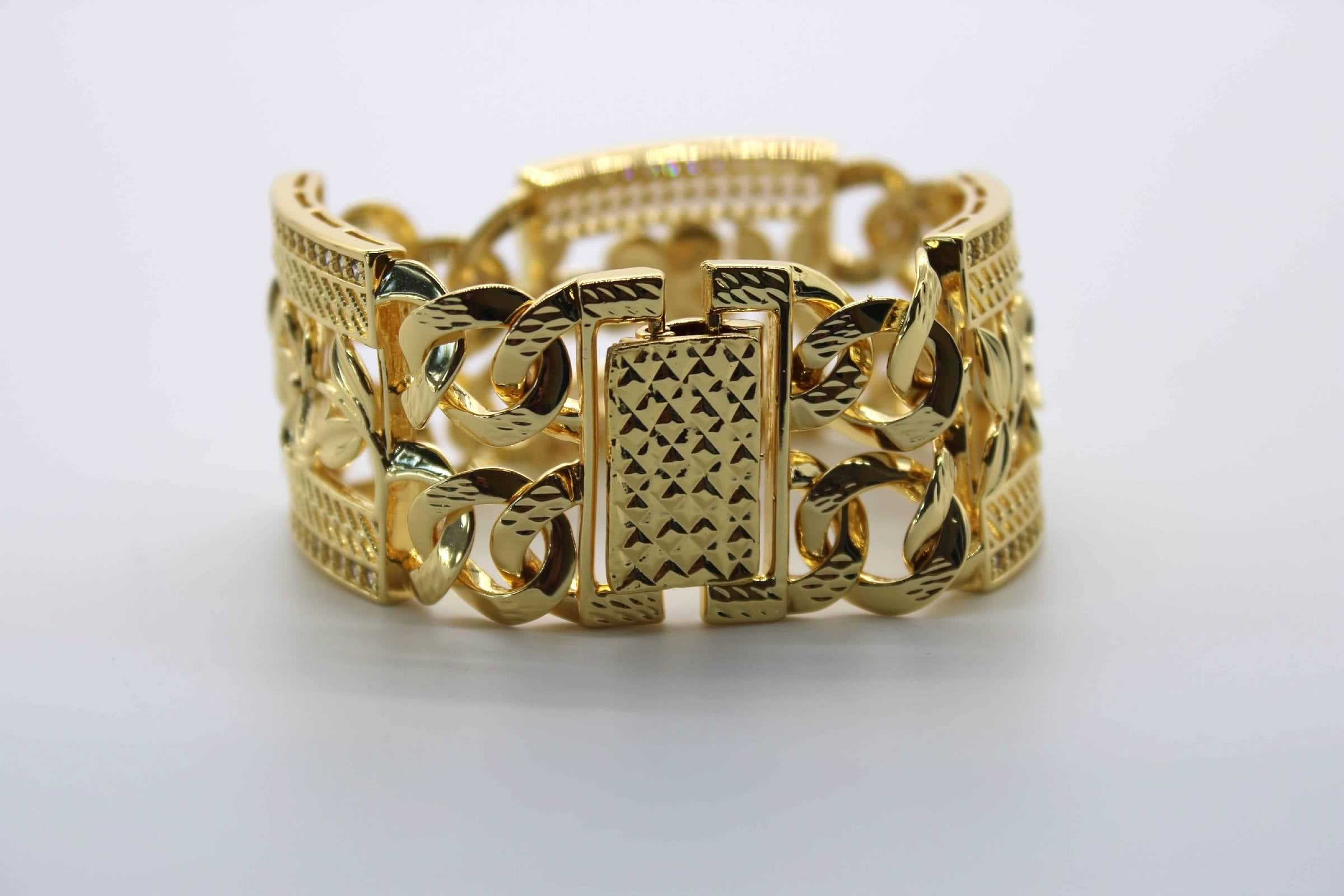 Double Link Chain Women Bracelet