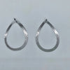 Silver Teardrop Earrings