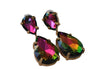 Kaleidoscope  Drop Crystal Earrings