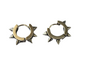 Silver Spike Studs